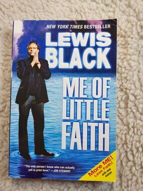 Lewis Black Me of Little Faith Paperback 2009 Humor Essays Riverhead Bestseller